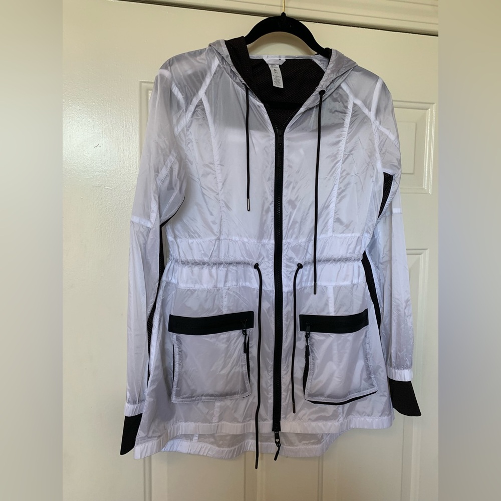 Balance Athletica Intensity Jacket Hydrogen White Windbreaker Women's NWOT 🌴